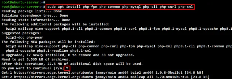 install php-fpm